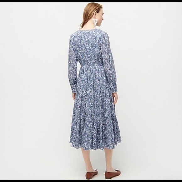 J.Crew tiered dress - Liberty print - Picture 3 of 6